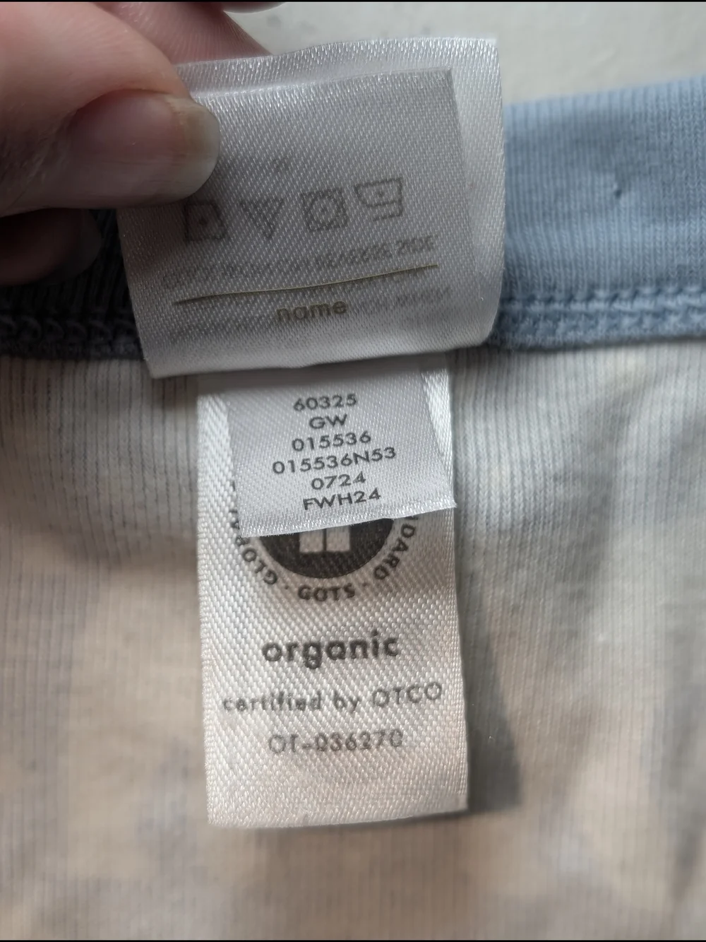 Hanna Andersson MD Organic Cotton Light Blue White Polar Bear Pajama Set